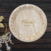 Starry Gold Disposable Plates ペーパープレート