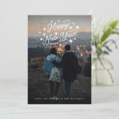 Starry Happy New Year Photo シーズンカード (スタンド正面)