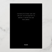 Starry Happy New Year Photo 箔シーズンカード (裏面)