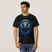 Starry Leo: Celestial Lion T-Shirt Tシャツ (正面フル)