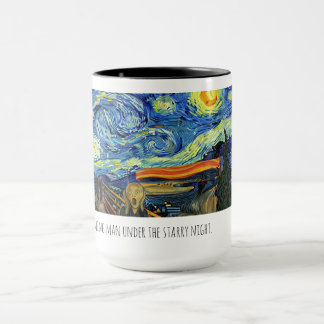 Starry man coffee mug. マグカップ