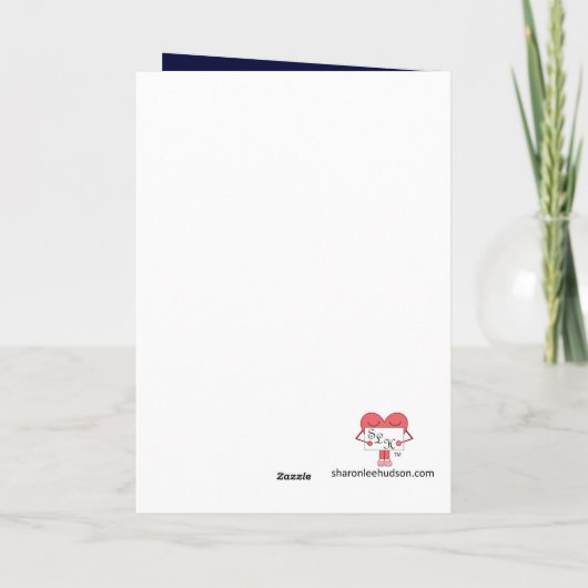 Starry Moon with Clouds: Blank  カード (裏面)