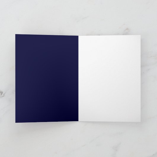 Starry Moon with Clouds: Blank  カード (内部)