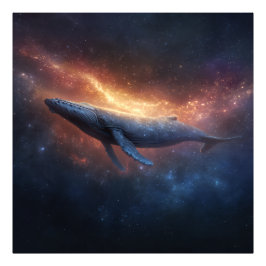 Starry Nebula Humpback フォトプリント