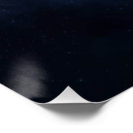 Starry Nebula Humpback ポスター (コーナー)