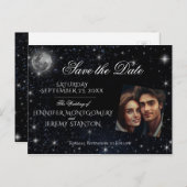 Starry Nightの日付を保存する写真を追加 案内ポストカード (正面/裏面)