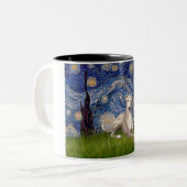 Starry Night - ウィペット #2 ツートーンマグカップ (正面左)
