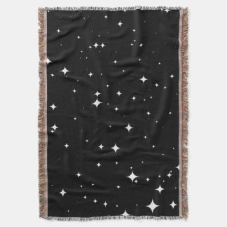 Starry Night 8K Seamless Pattern Throw Blanket スローブランケット