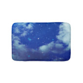 Starry Night Bath Mat | Celestial Memory Foam Rug バスマット (正面)