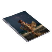 Starry Night Beach Dancing Dress Art Notebook ノートブック (右側)