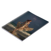 Starry Night Beach Dancing Dress Art Notebook ノートブック (左側)