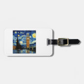 Starry Night Big Ben London England ラゲッジタグ (正面横)