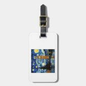 Starry Night Big Ben London England ラゲッジタグ (正面縦)