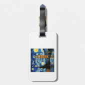 Starry Night Big Ben London England ラゲッジタグ (裏面縦)