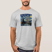 Starry Night Big Ben London England Tシャツ (正面)