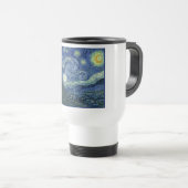 Starry Night, Blue フランスの Stars, Vincent Van ゴッホ トラベルマグ (正面右)