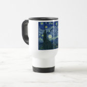 Starry Night, Blue フランスの Stars, Vincent Van ゴッホ トラベルマグ (正面左)