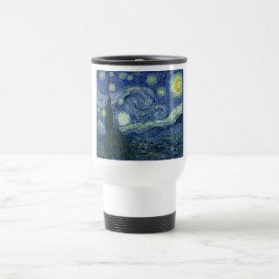Starry Night, Blue フランスの Stars, Vincent Van ゴッホ トラベルマグ