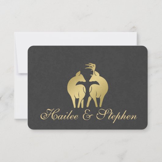 Starry Night BuckとDoe Reply Card 出欠カード (裏面)