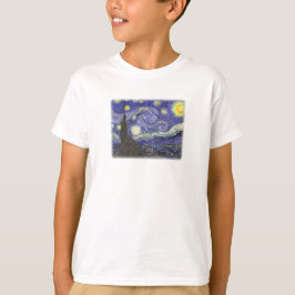 Starry Night by VanゴッホキッズTシャツ Tシャツ