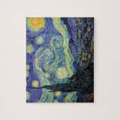 Starry Night by van Gogh Modern Art Painting Blue ジグソーパズル (縦)