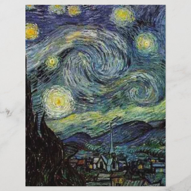 Starry Night by Vincent vanゴッホ. (正面)