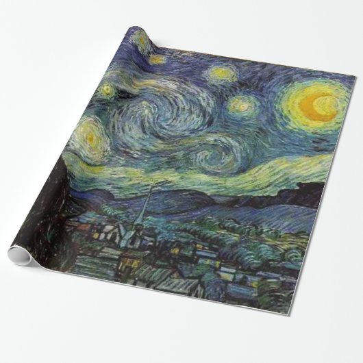 Starry Night by Vincent vanゴッホ. ラッピングペーパー (アンロールド)