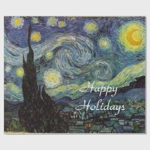 Starry Night by Vincent vanゴッホ. ラッピングペーパー