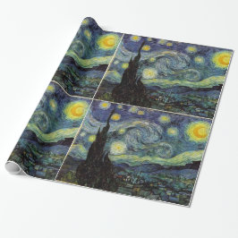 Starry Night by Vincent vanゴッホ. ラッピングペーパー