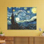 Starry Night by Vincent vanゴッホ.有名アート キャンバスプリント (インサイチュ (リビング))