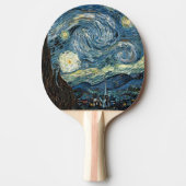 Starry Night by Vincent vanゴッホ.有名アート 卓球ラケット (正面)