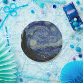 Starry Night by Vincent vanゴッホ- 1889 ペーパープレート (パーティー)