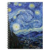 Starry Night by Vincent van Gogh ノートブック (正面)