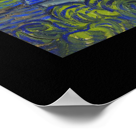 Starry Night by Vincent van Gogh ポスター (角)