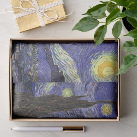 Starry Night by Vincent van Gogh 薄葉紙 (ギフト)