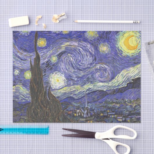 Starry Night by Vincent van Gogh 薄葉紙 (クラフト)