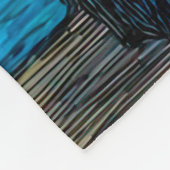 Starry Night Cat – Van Gogh Style Cat Art フリースブランケット (角)