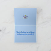 Starry Night Christmas Card  サンキューカード (内部)