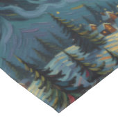 Starry Night Christmas Tablecloth 52x70 Santa テーブルクロス (アングル)