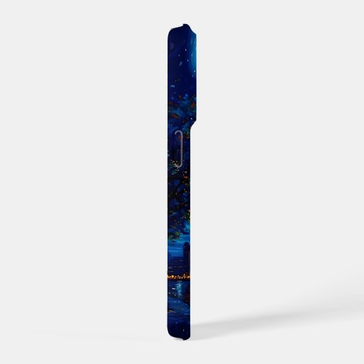 Starry Night City Phone Case iPhoneケース (右側面)