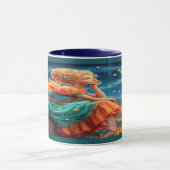 Starry Night Dreaming Fairy Magical Mug マグカップ (中央)