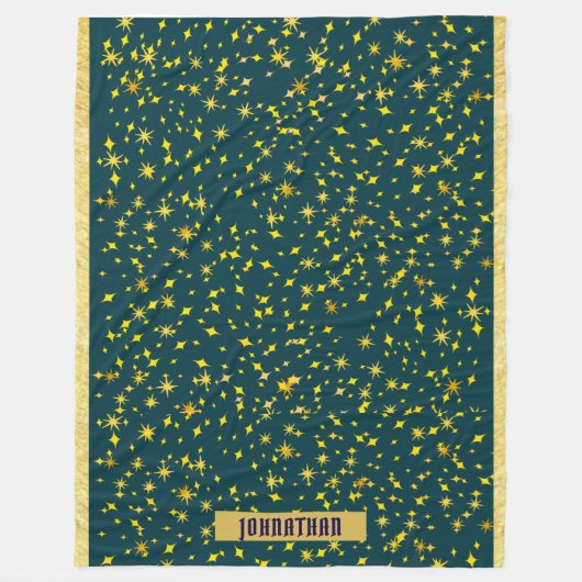 Starry Night Fleece Throw フリースブランケット (正面)