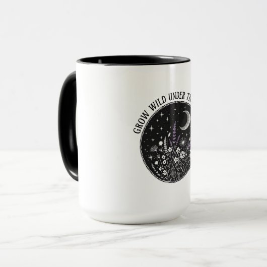 starry night flowers マグカップ (正面左)