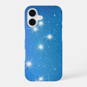Starry Night Glittering Galaxy Phone Case iPhone 16ケース (裏面)