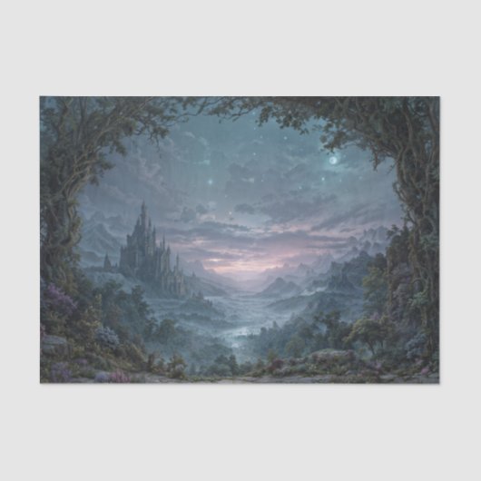 Starry Night Gothic Citadel Valley 薄葉紙 (正面)