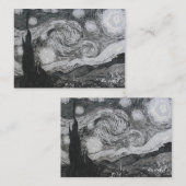 Starry Night I Vincent Van Bookmarks ノートカード (正面/裏面)