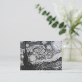 Starry Night I Vincent Van Bookmarks ノートカード