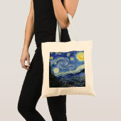Starry Night Landscape Vincent van Gogh トートバッグ (正面(商品))