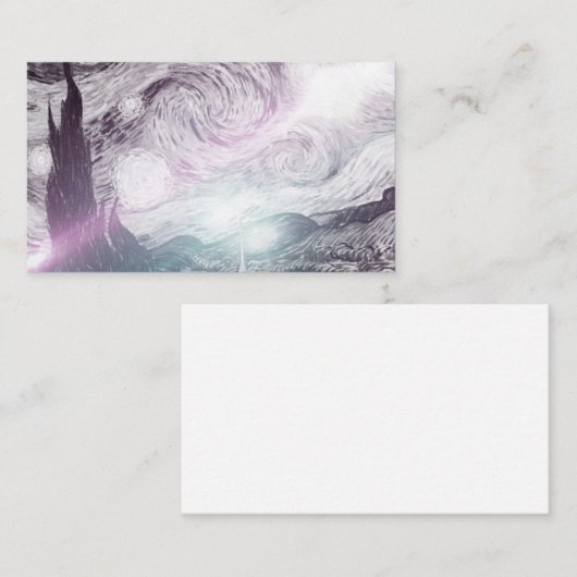 Starry Night Lights 名刺 (正面/裏面)