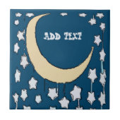 Starry Night Moon Tile タイル (正面)